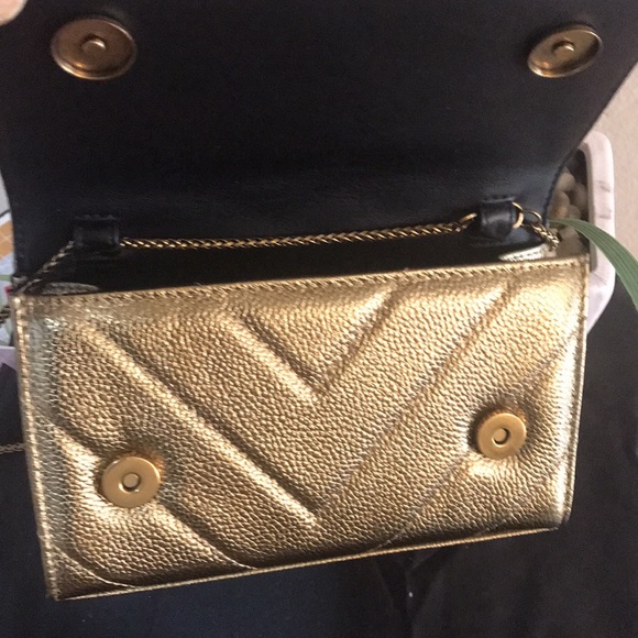 Kurt Geiger London Extra Mini Kensington Metallic Bronze Hardware Crossb… - Picture 16 of 16